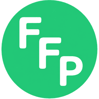 Minimalist Logo for the Freedom to Flourish Podcast (FFP). Functional Medicine Podcast hosted by Dr. Tim Augustyniak, DC and Dr. Joel Miller, DC